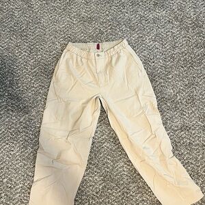 lululemon athletica Cream Cargo Pants Relaxed Fit